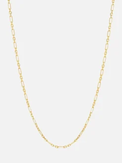 19" Mixed Link Chain Necklace - Gold