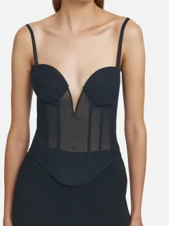 Narcissist Bustier - Black