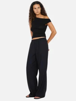 Ninah Drawstring Pant - Black