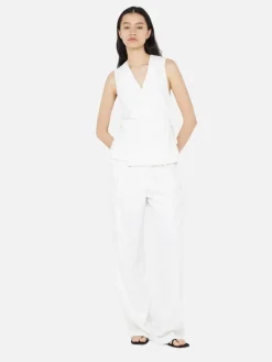 Ninah Tie Vest - White