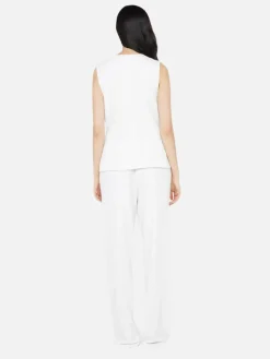Ninah Tie Vest - White