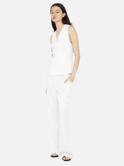 Ninah Tie Vest - White