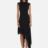 Noemi Asym Dress - Black