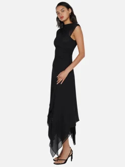 Noemi Asym Dress - Black