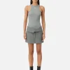 Nora Rib Tank - Grey Marle