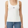 Nora Scoop Neck Tank - Soft White