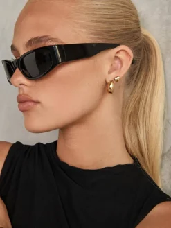 Olivia Heart Earrings - Gold