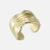 Oyster Shell Ring: Brass + 18K Gold