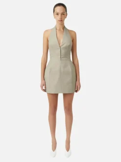 Pompidou Dress - Olive Marle