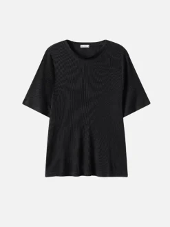 Ribbed T-Shirt - Black