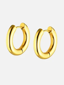 Rogue Huggie Earrings - Gold