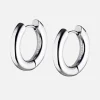 Rogue Huggie Earrings - Silver