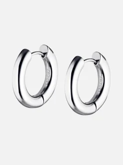 Rogue Huggie Earrings - Silver