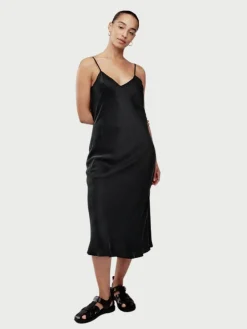 90's Slip Dress - Black