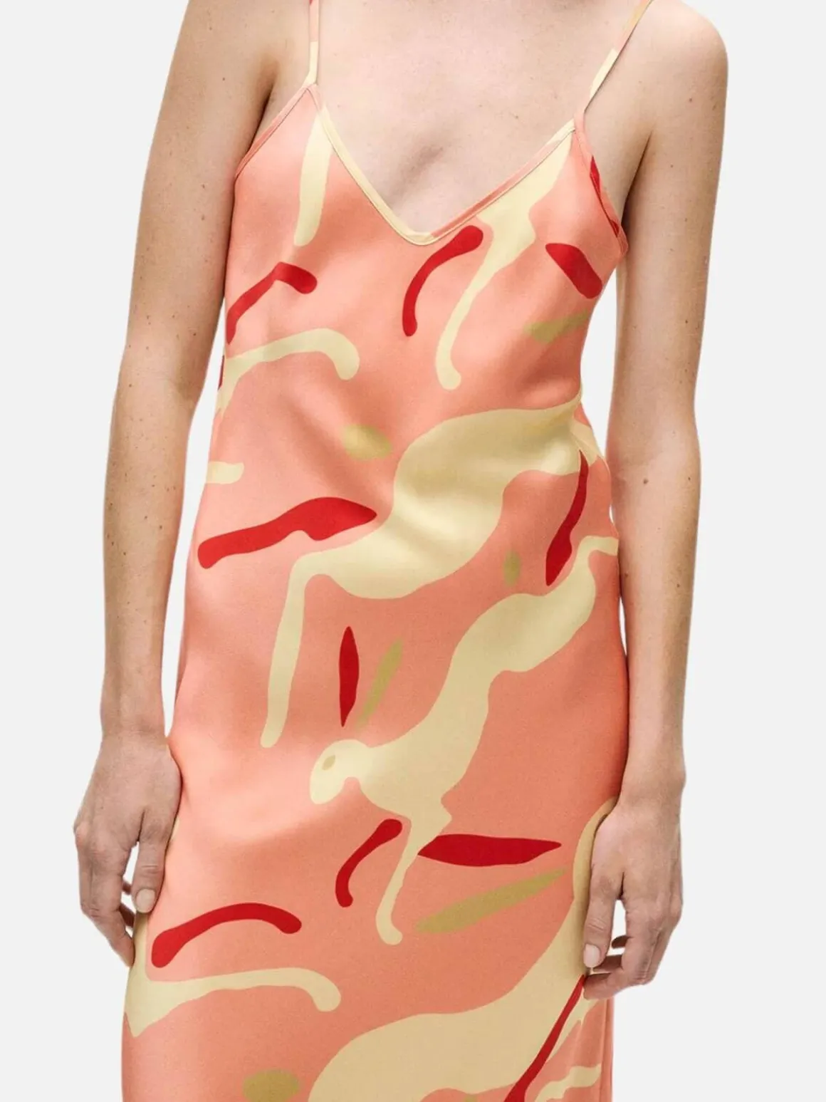 90s Slip Dress - Rabbit Amaranth