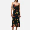 90s Slip Dress - Tulipa Black