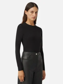 Saint Long Sleeve Top - Black