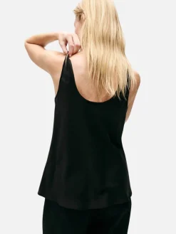 Scoop Neck Tank - Black
