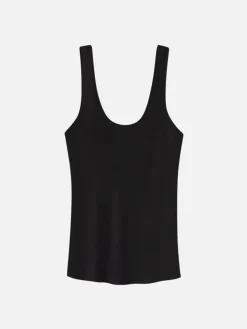 Scoop Neck Tank - Black