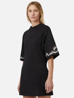 Serene Tee Dress - Black
