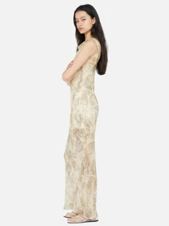 Shyla Boat Neck Dress - Faded Paisley