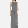 Sola Racer Dress - Charcoal