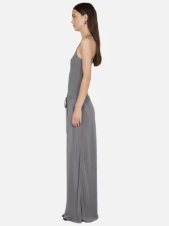 Sola Racer Dress - Charcoal