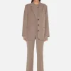 Uma Tailored Suit Pant - Olivine