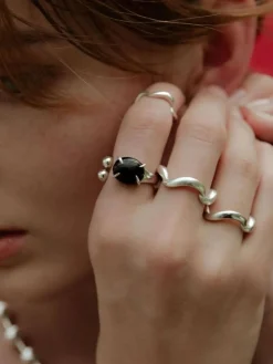 Wave Ring: Sterling Silver