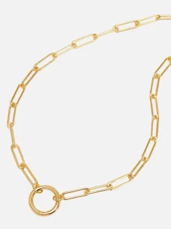 18" With Love Annex Link Necklace - 18k Gold