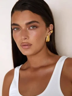 Yvette Earrings - Gold