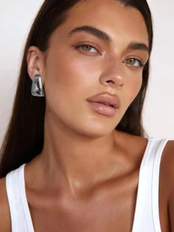 Yvette Earrings - Silver